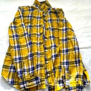 Yellow flannel from old navy